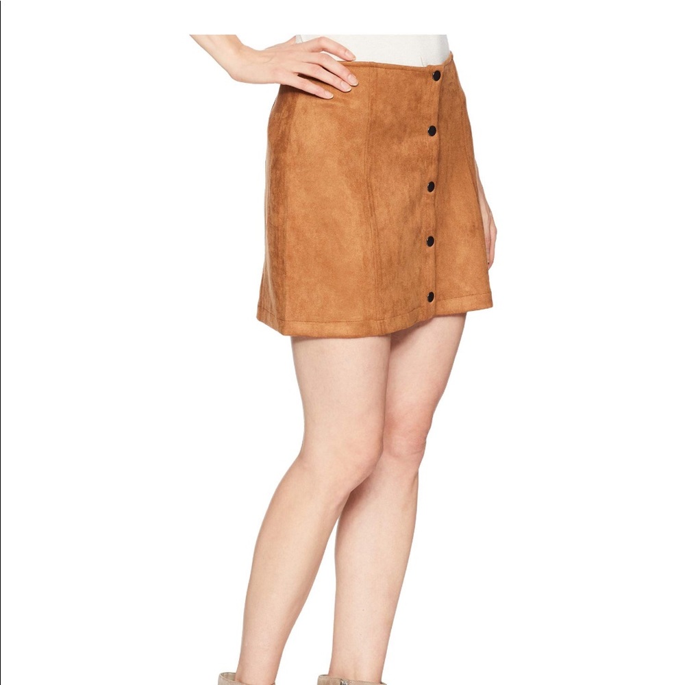 Bb Dakota cant buy me love suede skirt